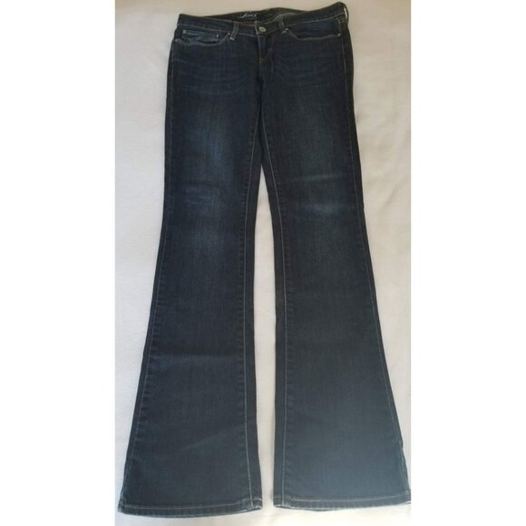 Levi’s Premium Slight Curve Skinny Boot 522 Perf Cond Dark Finish Sz 27x34 - Picture 1 of 13
